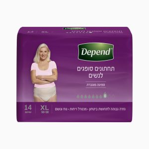תחתוני ספיגה לנשים Depend מידה XL